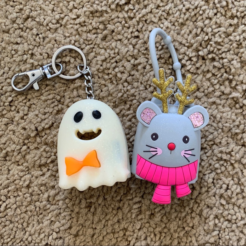 Hand sanitizer keychains